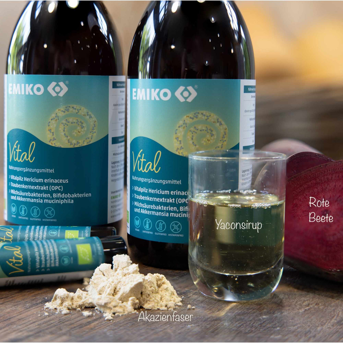EMIKO VITAL Bio-Fermentgetränk mit OPC & Vitalpilzen