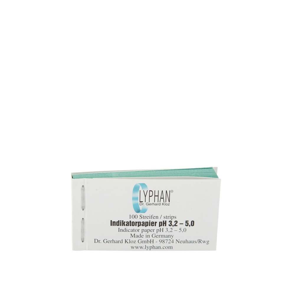 Indikatorpapier pH 3,2–5,0 – 100 Streifen