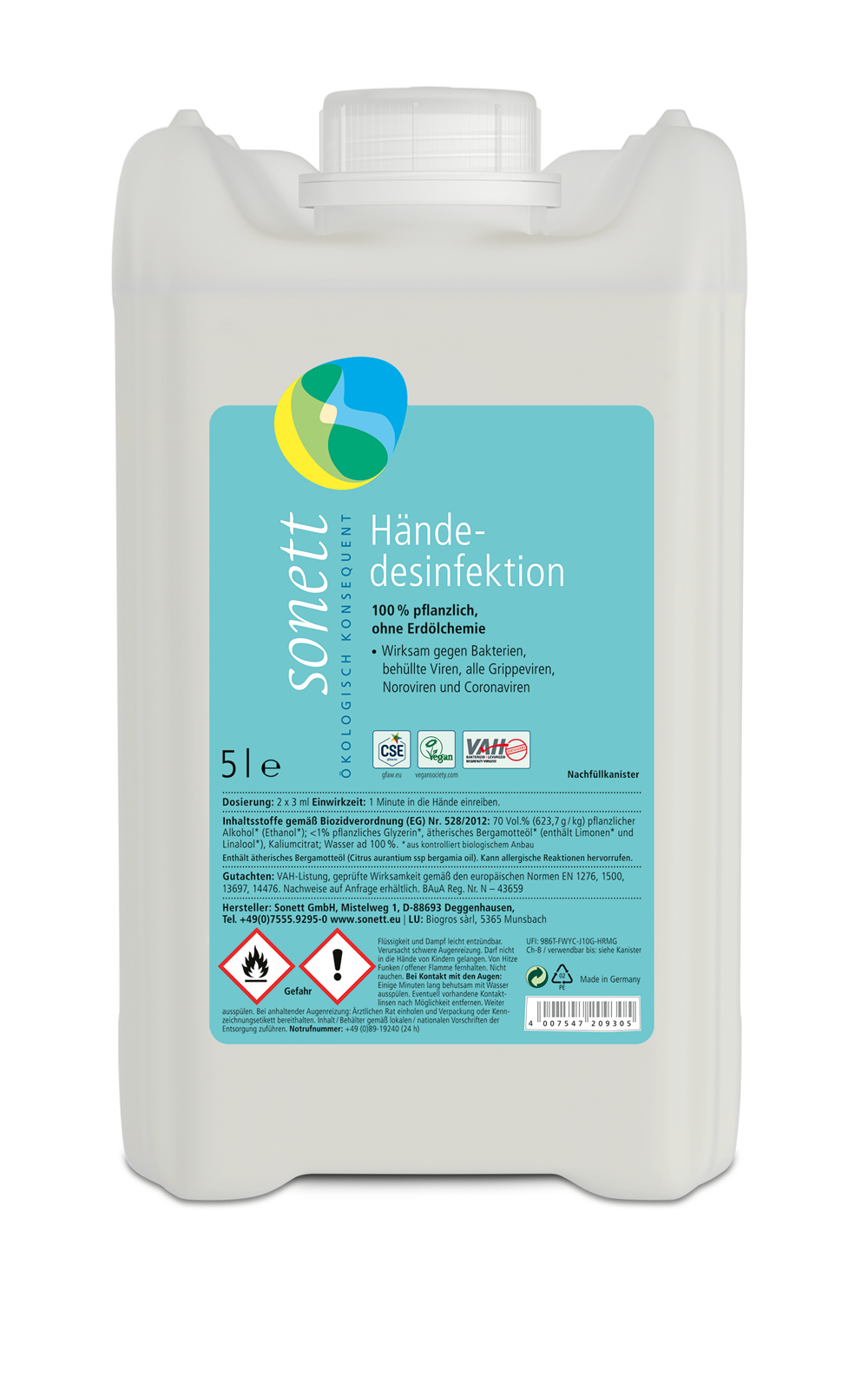 Sonett Händedesinfektion