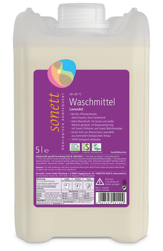 Sonett Waschmittel flüssig Lavendel