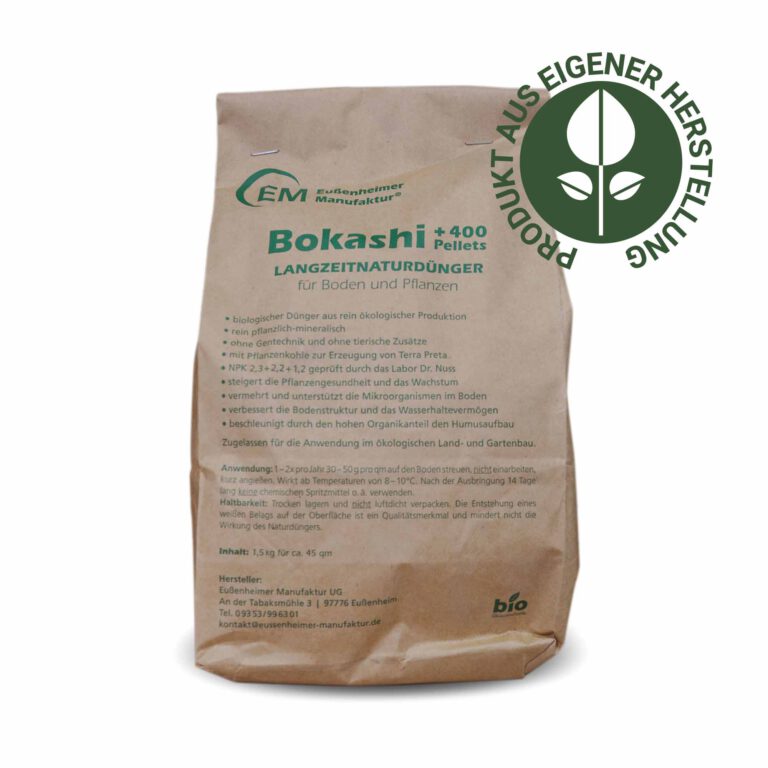 Bokashi +400 Langzeit-Naturdünger Pellets