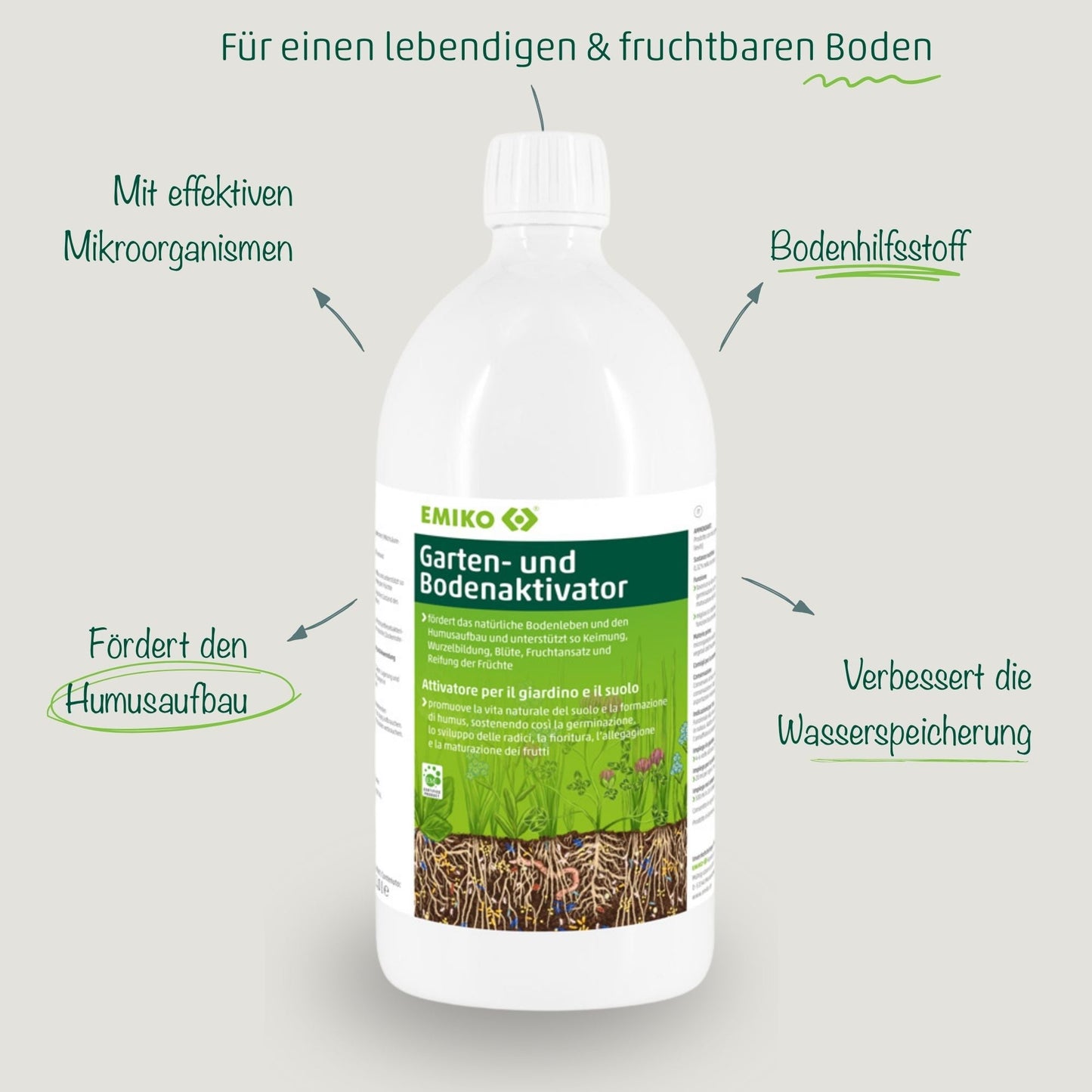 EMIKO Garten - und Boden - Aktivator - PROBIOSA
