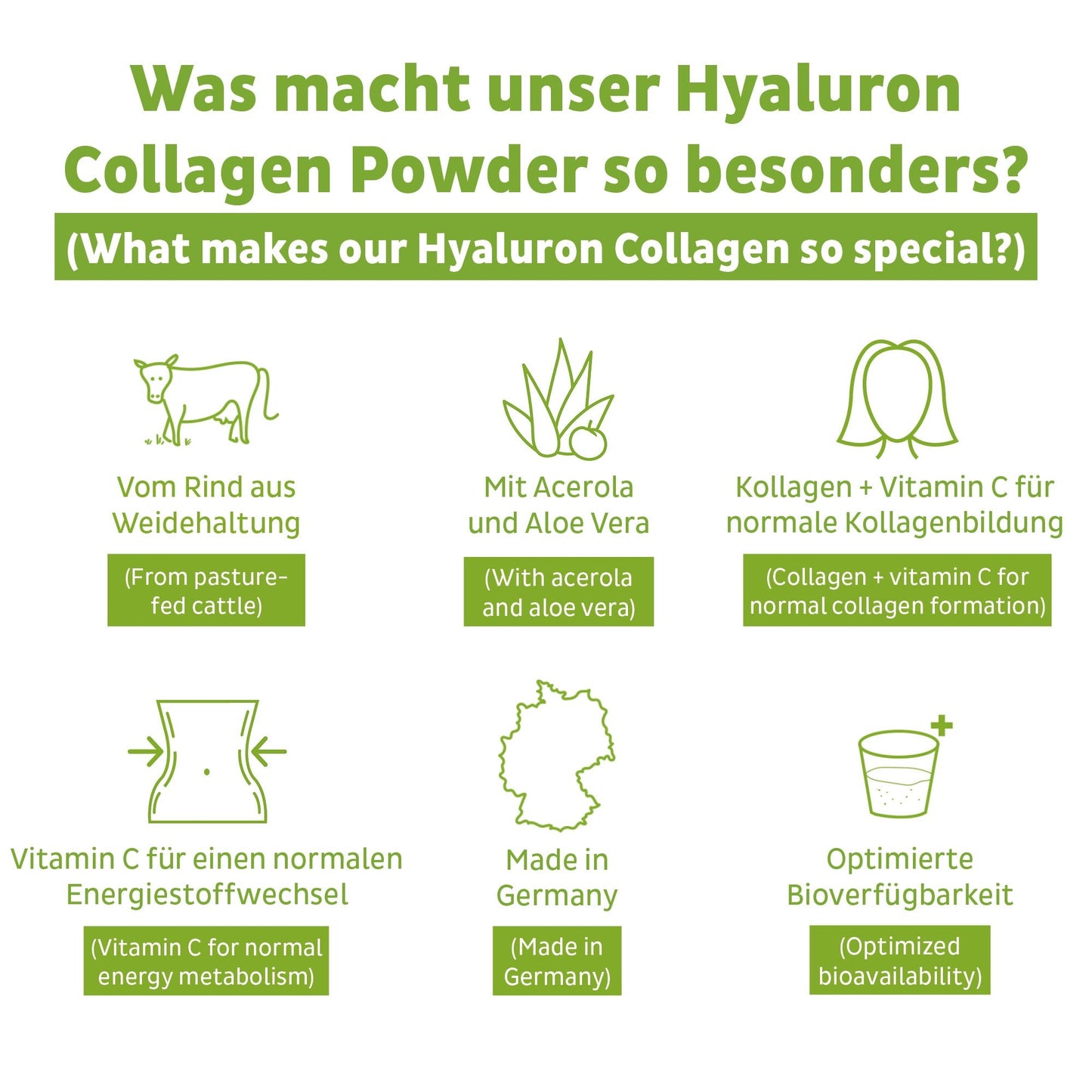 Kollagen Hyaluron Pulver - PROBIOSA