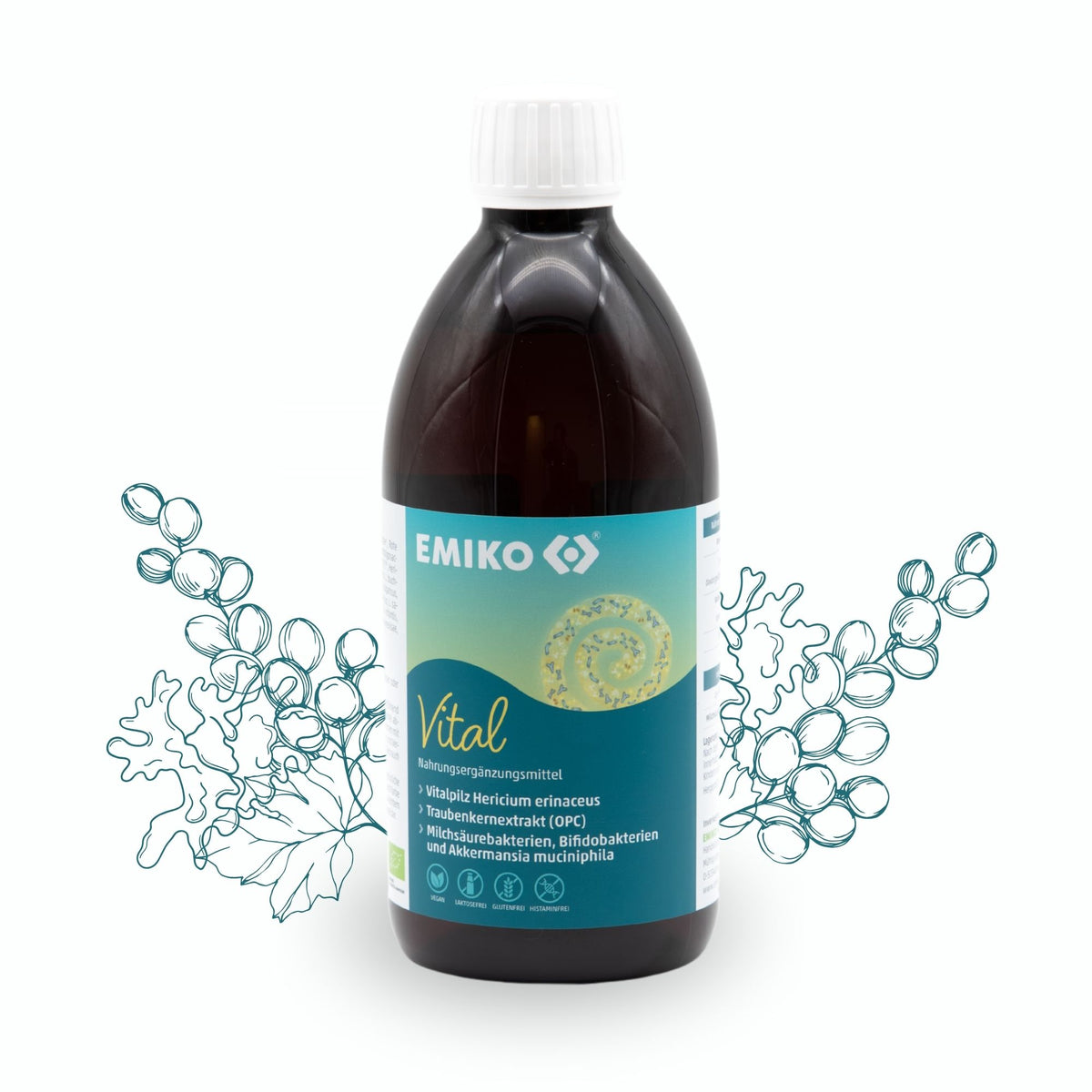 EMIKO VITAL Bio-Fermentgetränk mit OPC & Vitalpilzen