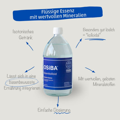 Emiko OSiBA Base Colloid – Complément alimentaire à base de potassium et de magnésium