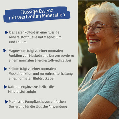 Emiko OSiBA Base Colloid – Complément alimentaire à base de potassium et de magnésium