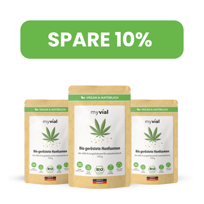 Graines de chanvre grillées bio sucrées