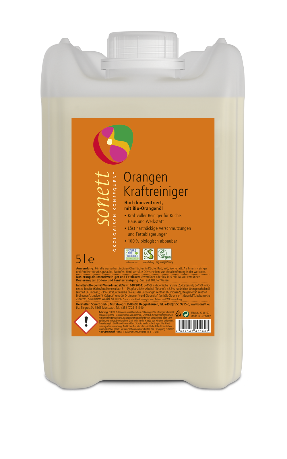 Sonett Orangen Kraftreiniger