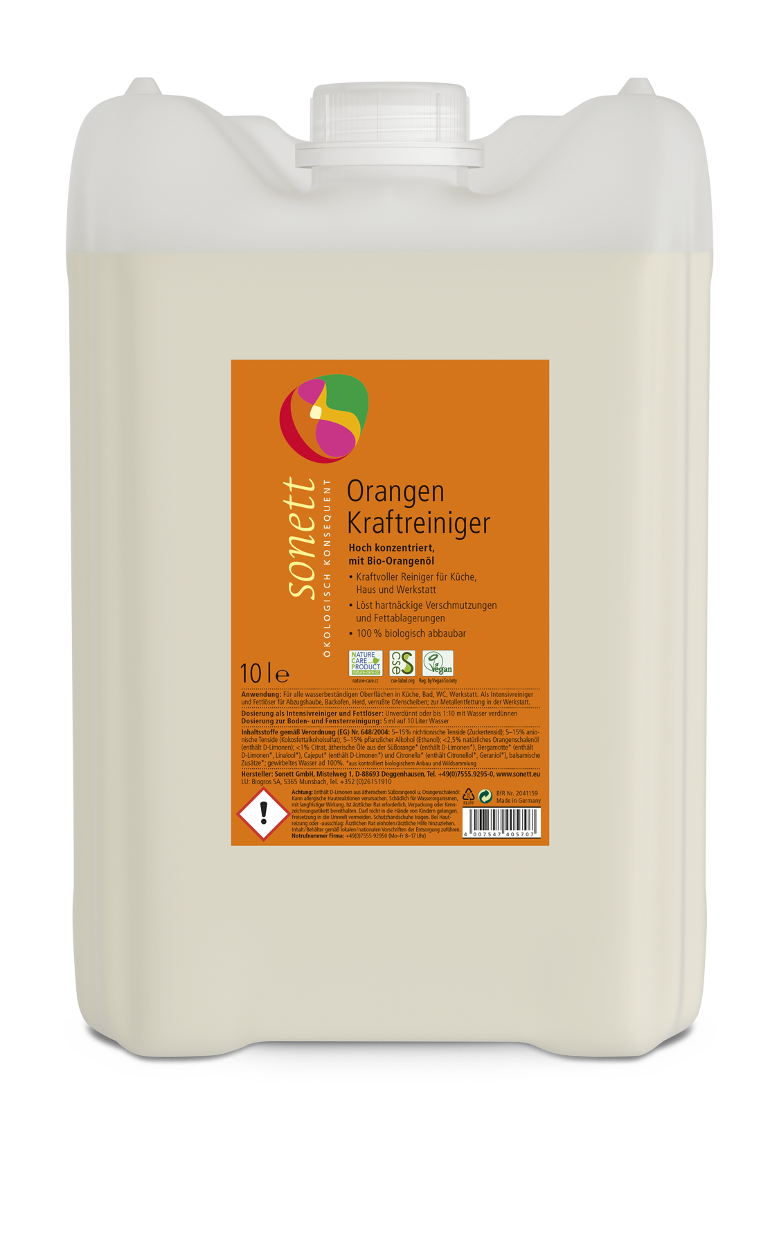 Sonett Orangen Kraftreiniger