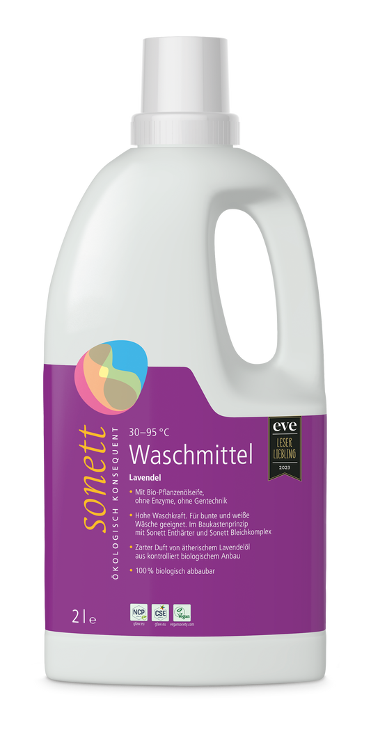 Sonett Waschmittel flüssig Lavendel