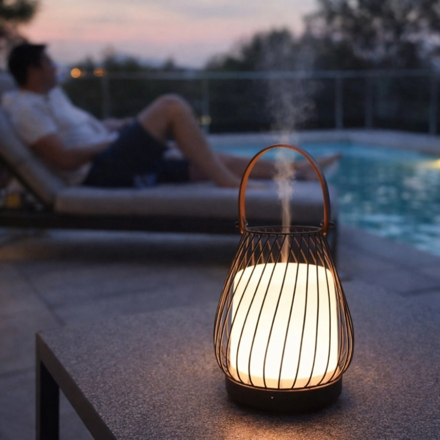 Milano Aroma Diffuser kabellos – Ultraschall Diffuser mit Akku
