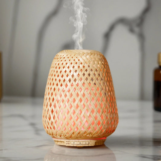 Olaki Ultraschall-Diffuser aus Bambus – für ätherische Öle