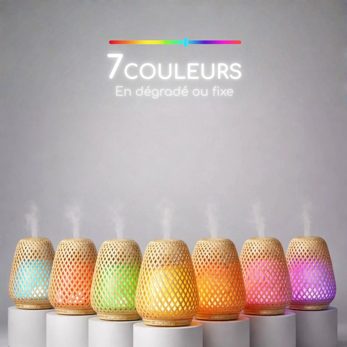 Olaki Ultraschall-Diffuser aus Bambus – für ätherische Öle