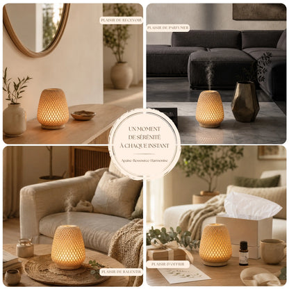 Olaki Ultraschall-Diffuser aus Bambus – für ätherische Öle