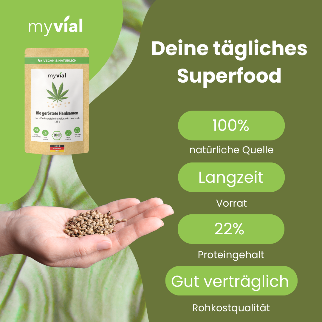 Graines de chanvre grillées bio sucrées