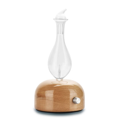 Aurora Aroma Diffuser with Wood and Glass Nebulization