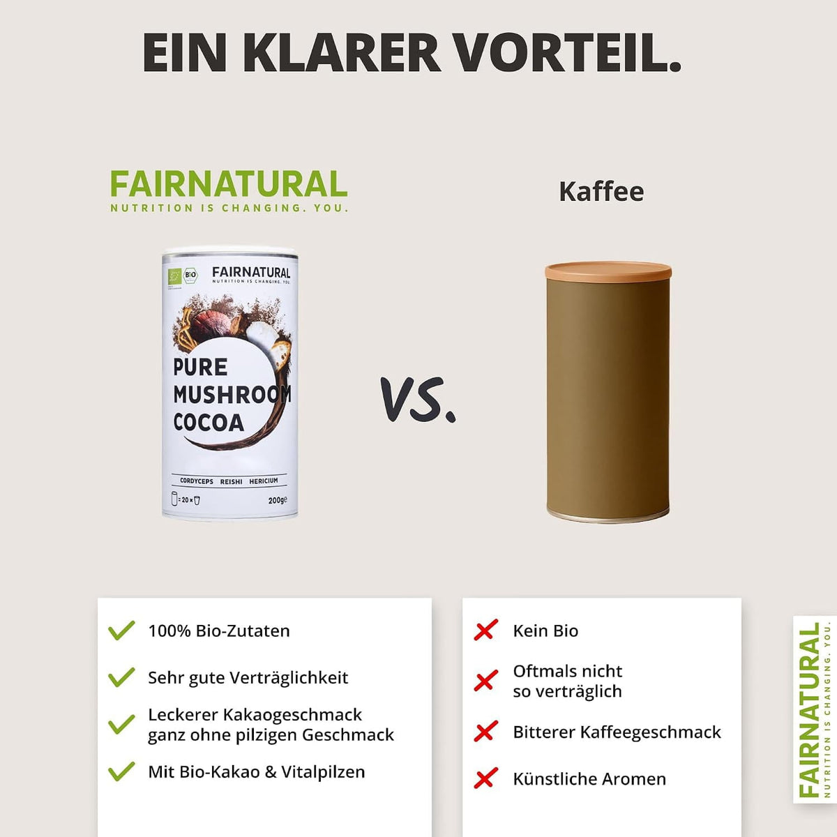 Organic Focus Mushroom Cocoa Powder