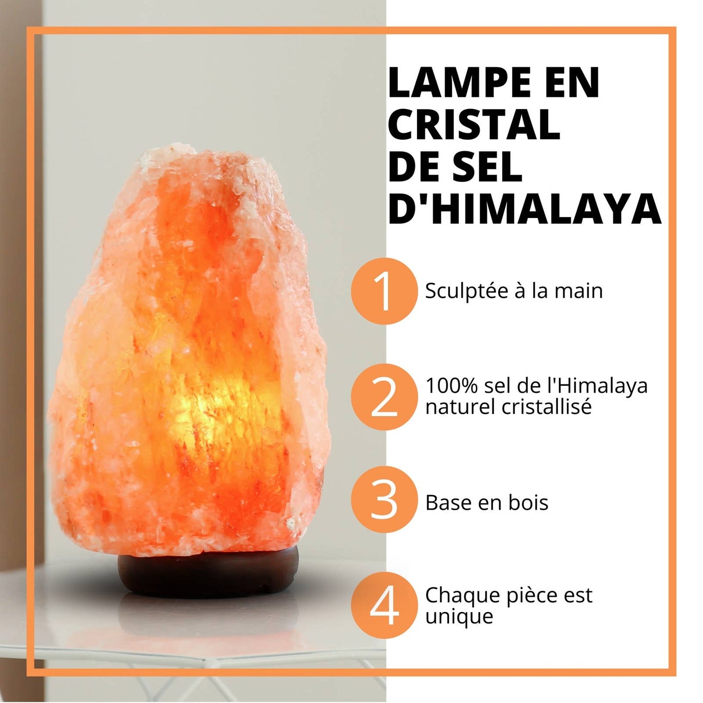 Himalayan Salt Lamp Rough Form 2 to 3 kg