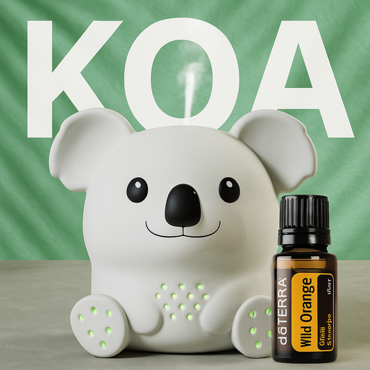 Animalia KOA Diffusor + doTERRA Wild Orange – Vitalisierendes Aromatherapie-Set