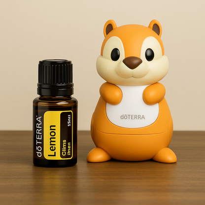 dōTERRA Squirrel Diffuser & 15 ml dōTERRA Lemon