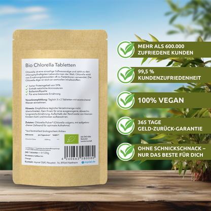 Bio Chlorella Tabletten Presslinge