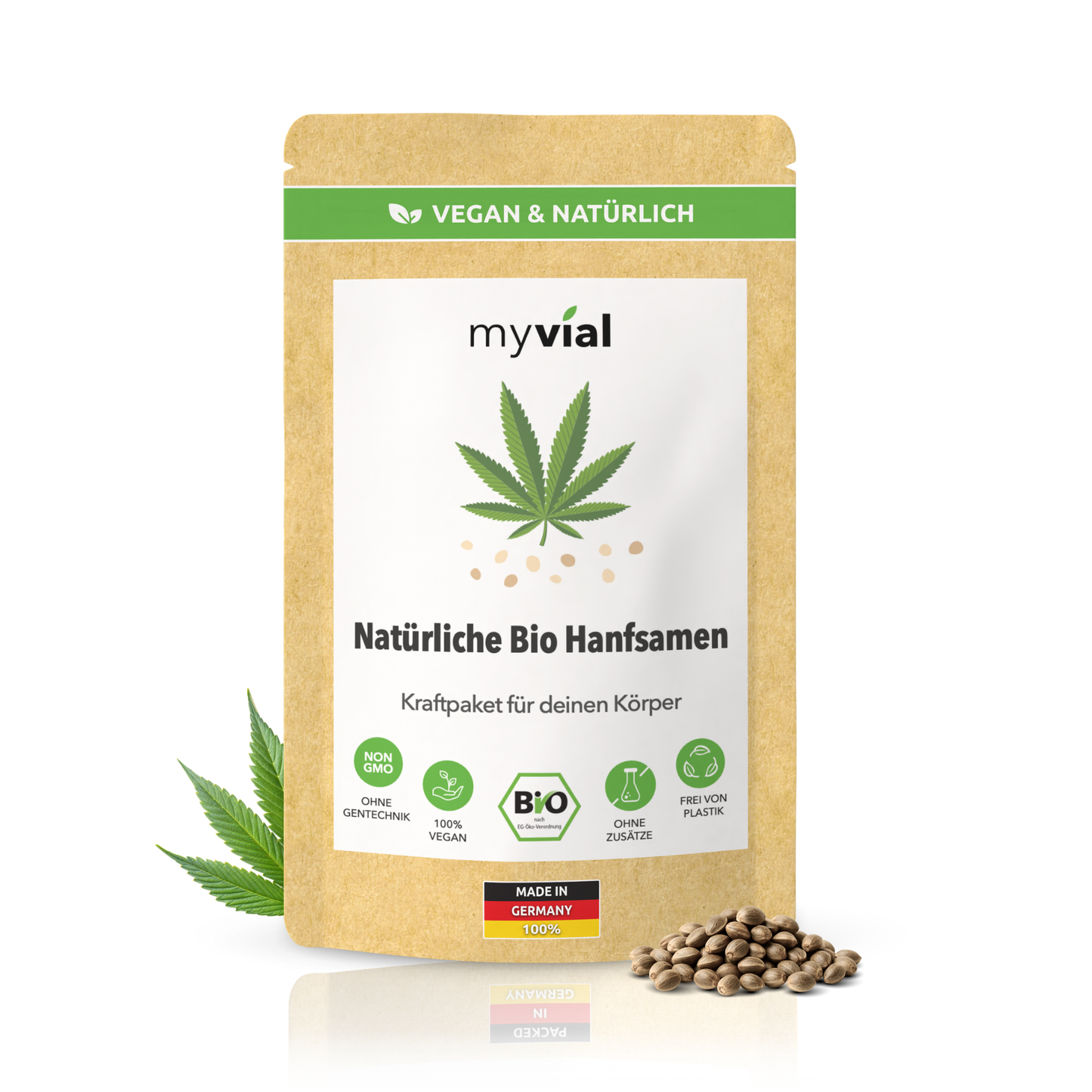 Bio Hanfsamen ungeschält