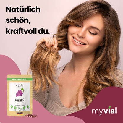 Gélules Bio OPC – Avec pépins de raisin, poudre d'aronia & vitamine C