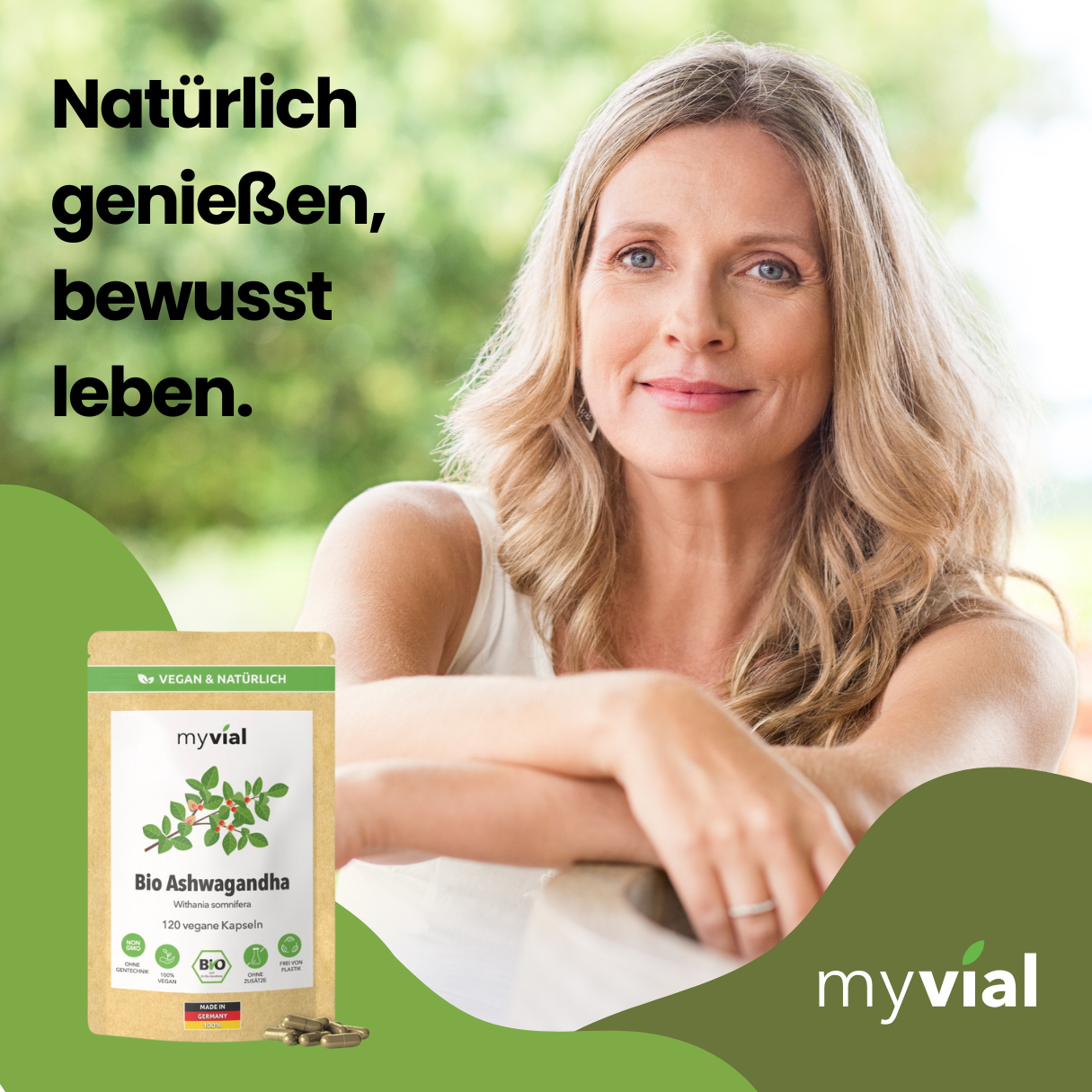 Capsules d'Ashwagandha biologique