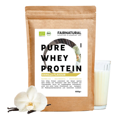 Økologisk valleproteinpulver vanilje