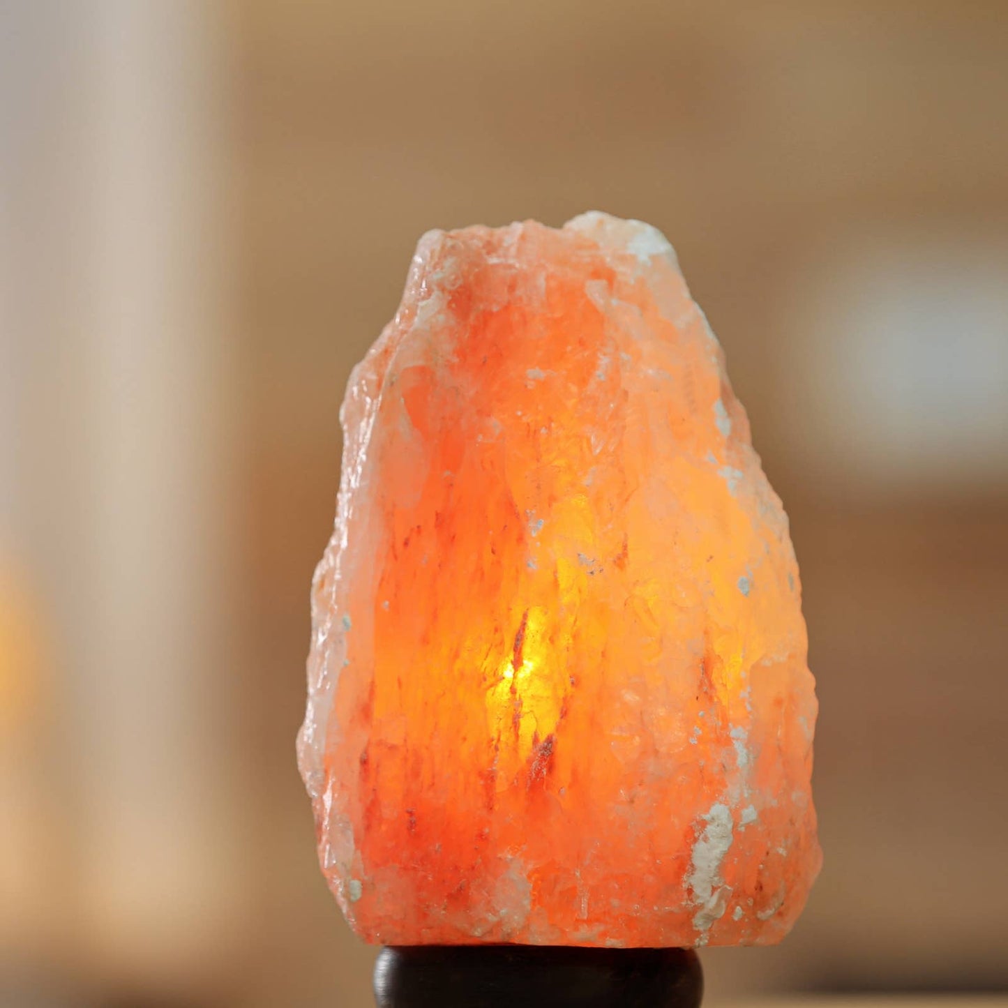 Himalayan Salt Lamp with USB Port and LED Lighting