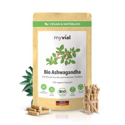 Capsules d'Ashwagandha biologique