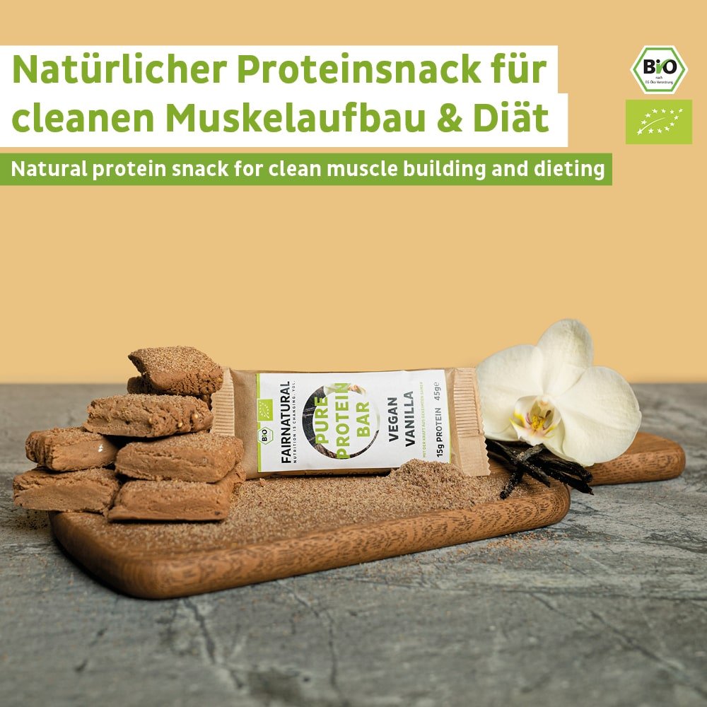 Bio Proteinriegel Vegan Vanille ohne Soja - PROBIOSA