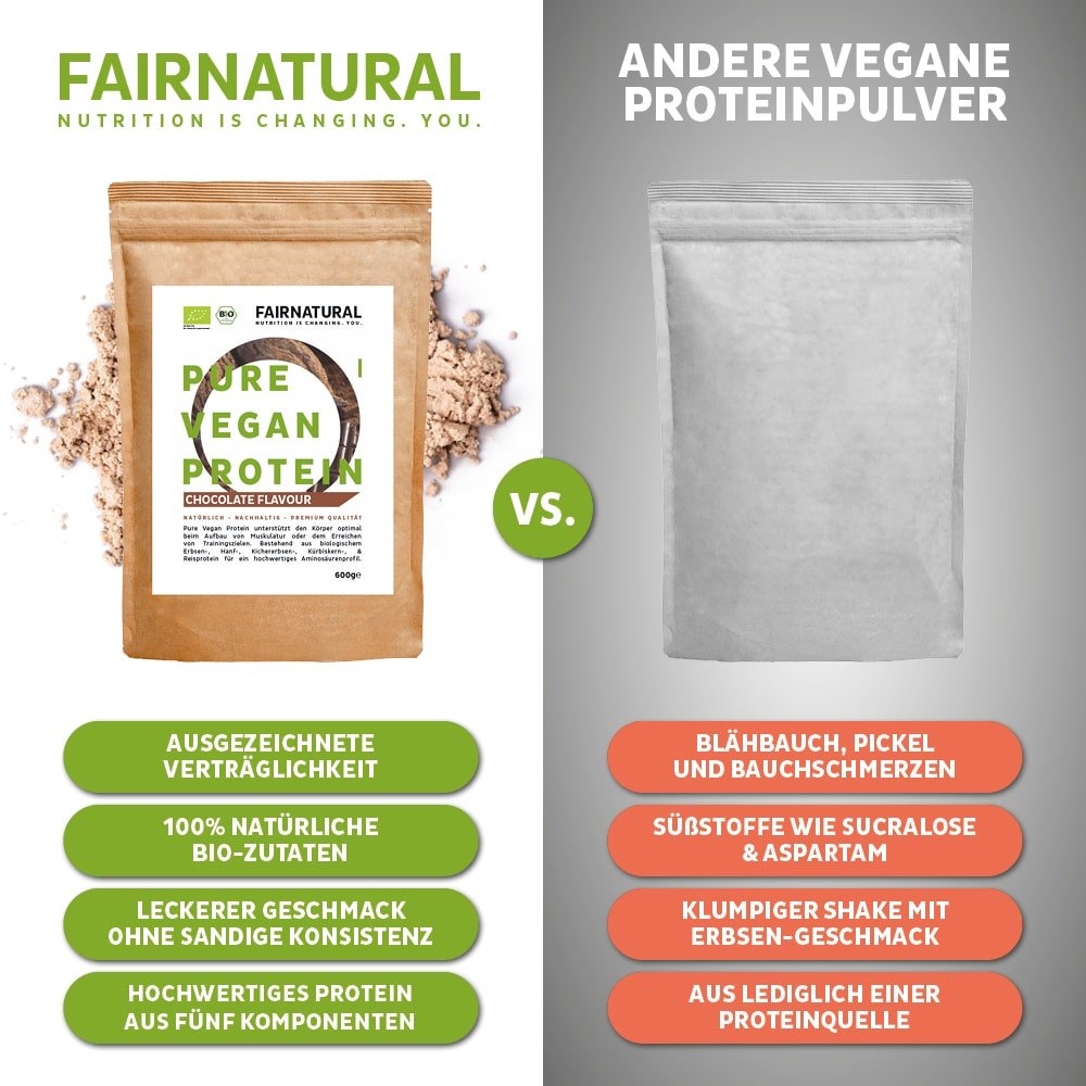 Bio Veganes Proteinpulver Schoko ohne Soja - PROBIOSA