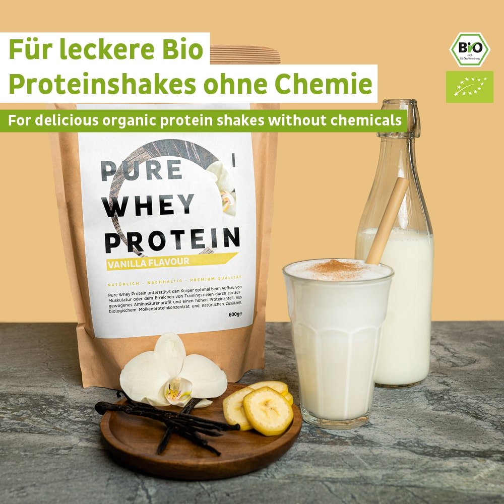 Bio Whey Protein Pulver Vanille - PROBIOSA