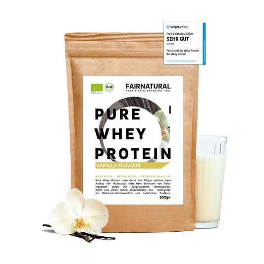 Bio Whey Protein Pulver Vanille - PROBIOSA