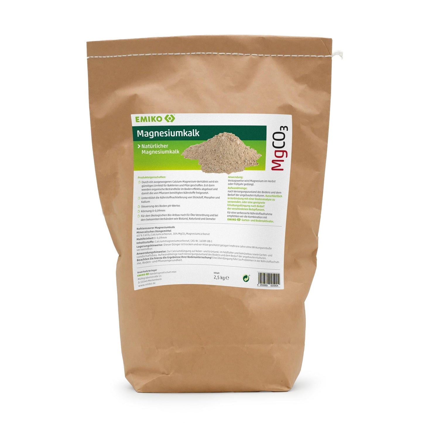 EMIKO Magnesiumkalk - 2,5 kg - PROBIOSA