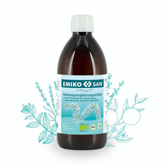 EMIKOSAN Bio mit Acerola – Probiotisches Kräuterferment mit EM - PROBIOSA