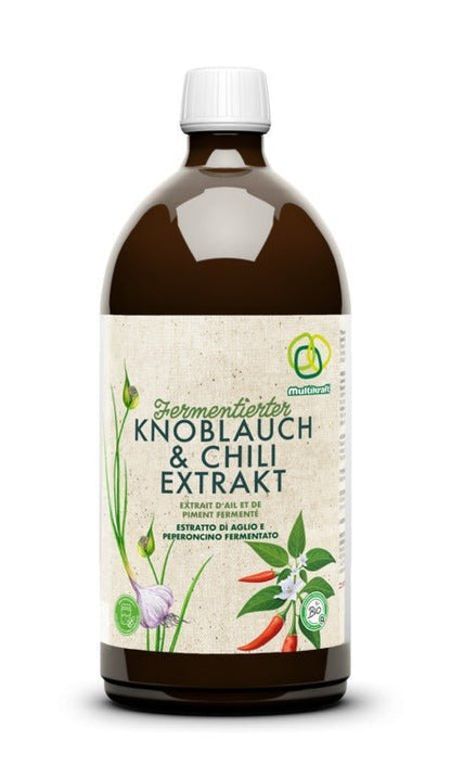 Fermentierter Knoblauch - & Chiliextrakt – Pflanzenhilfsmittel für Obst, Gemüse & Zierpflanzen - PROBIOSA