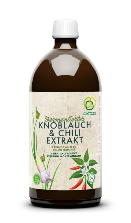 Fermentierter Knoblauch - & Chiliextrakt – Pflanzenhilfsmittel für Obst, Gemüse & Zierpflanzen - PROBIOSA