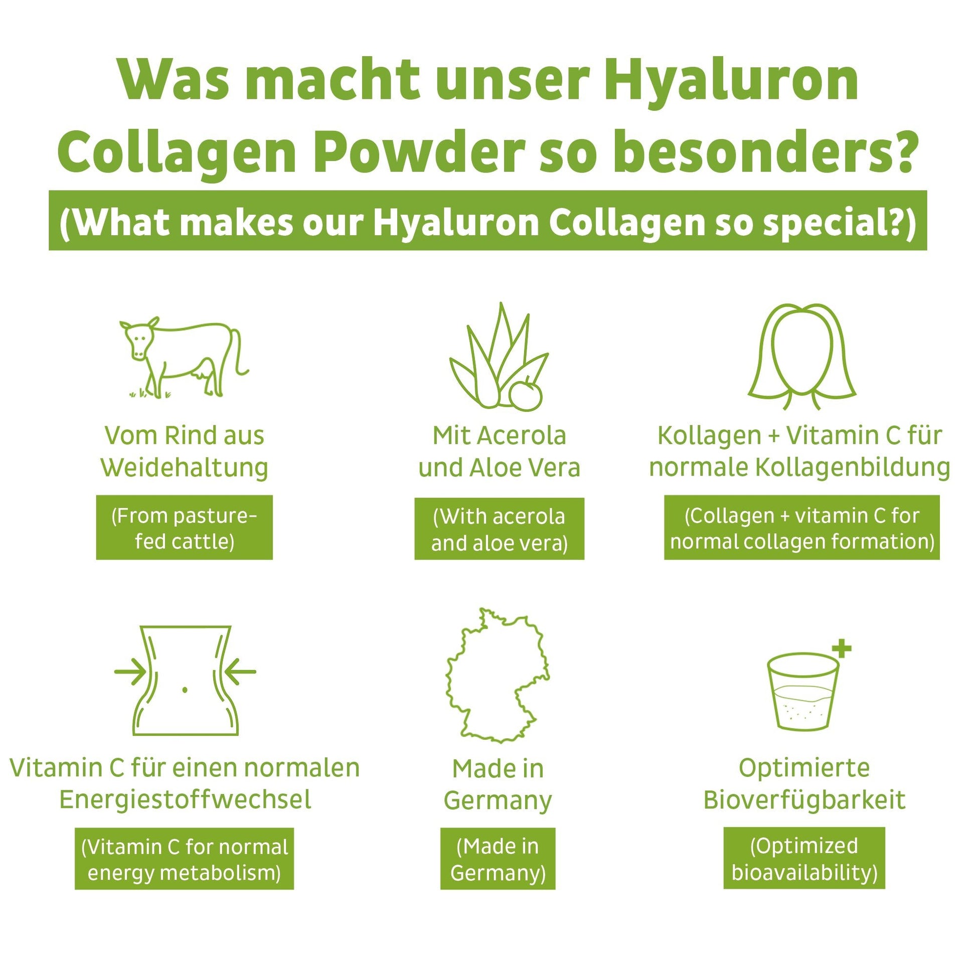 Kollagen Hyaluron Pulver - PROBIOSA