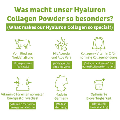 Kollagen Hyaluron Pulver - PROBIOSA