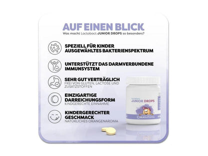 Lactobact JUNIOR DROPS - PROBIOSA