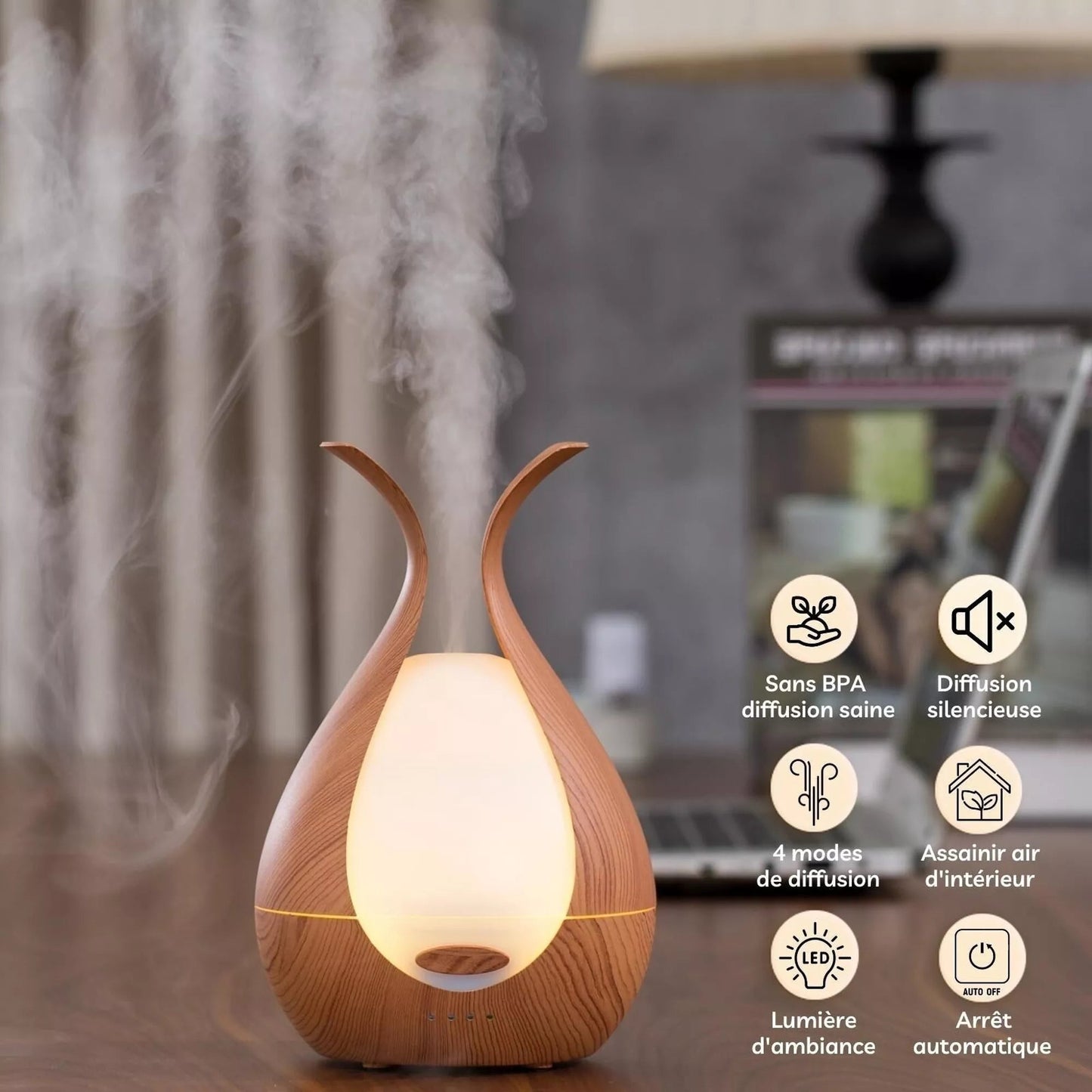 Medusa – Design Ultraschall - Diffusor für ätherische Öle & Raumduft - PROBIOSA