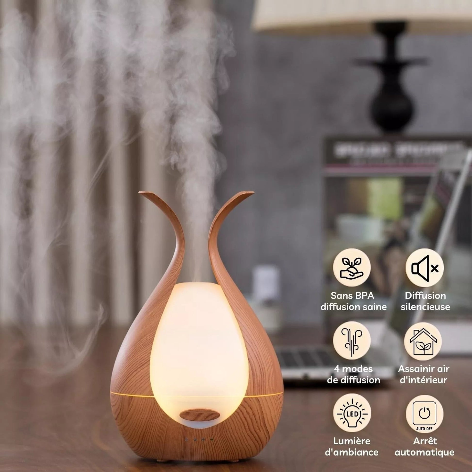 Medusa – Design Ultraschall - Diffusor für ätherische Öle & Raumduft - PROBIOSA