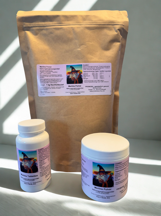 Poudre de base Merlin – Mélange de minéraux pour soutenir l'équilibre acido-basique