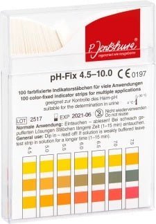 pH - Streifen von P. Jentschura - PROBIOSA