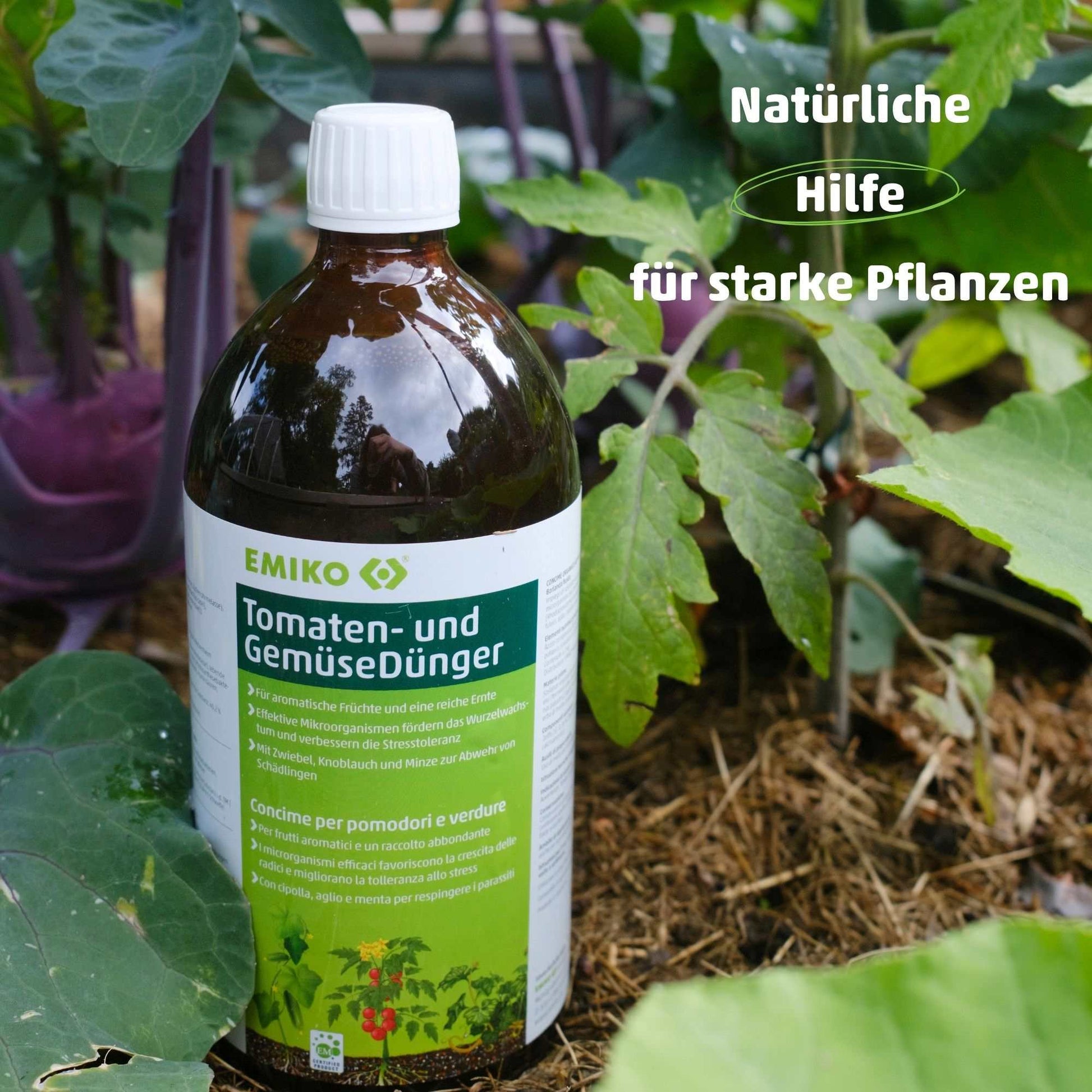 Tomaten - & Gemüse Dünger – Organisch mit Effektiven Mikroorganismen (EM) - PROBIOSA