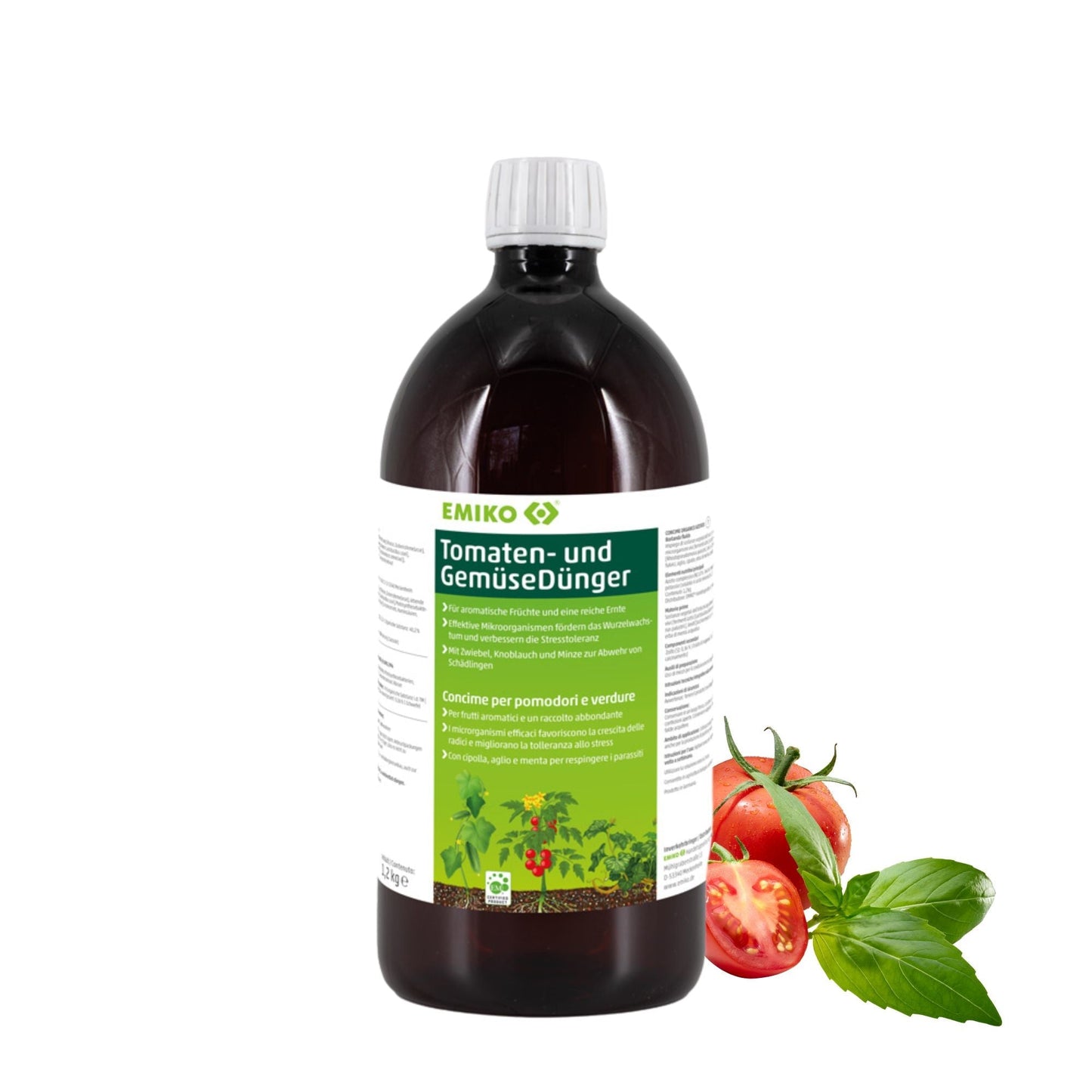 Tomaten - & Gemüse Dünger – Organisch mit Effektiven Mikroorganismen (EM) - PROBIOSA