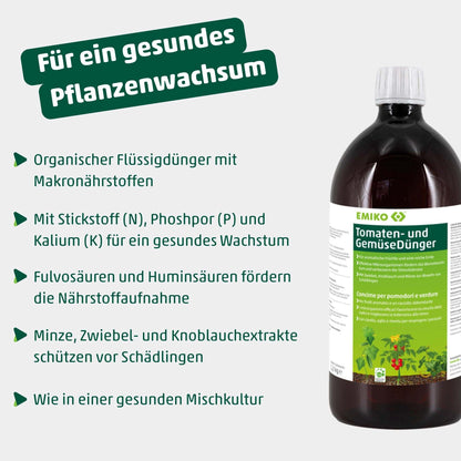 Tomaten - & Gemüse Dünger – Organisch mit Effektiven Mikroorganismen (EM) - PROBIOSA