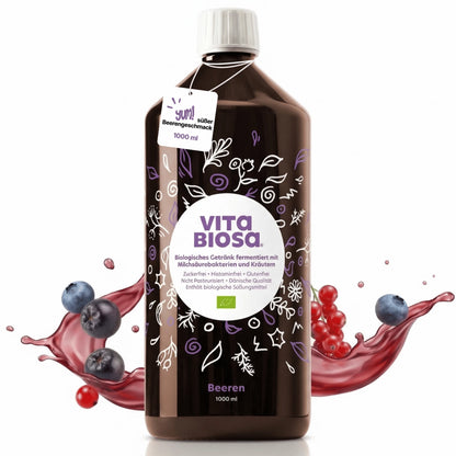 Vita Biosa Berry – Boisson biologique fermentée aux baies et aux herbes